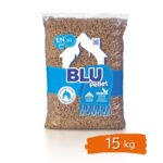 Granulés de Bois BLU PELLET – 100% Épicéa | Certification ENPLUS A1 | Sac de 15 kg